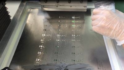 Solder paste screen printer